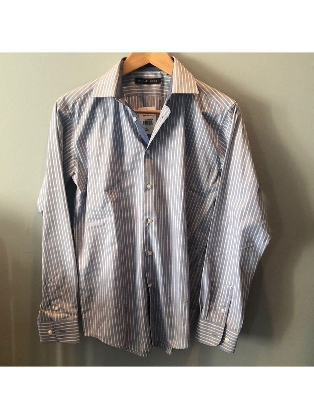 Nwt Michael Kors blue and white stripe size 16r
